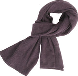 Ribstrikket cashmere tørklæde Noelle