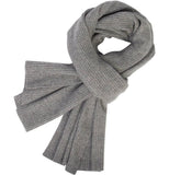 Ribstrikket cashmere tørklæde Noelle