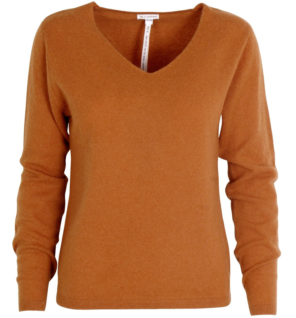 NYHED! Cashmere Casual V-neck - Marielle