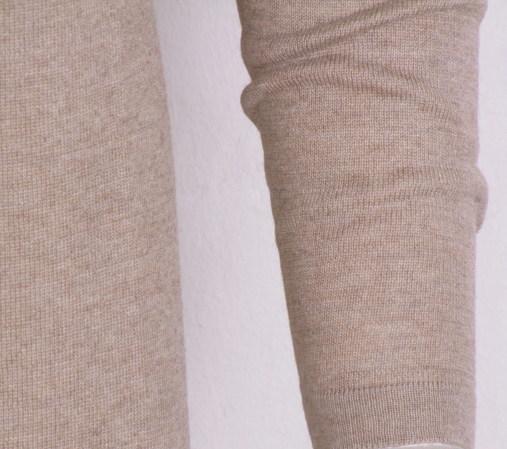 NYHED! Silke & Cashmere cardigan m. brede forkanter - Carla