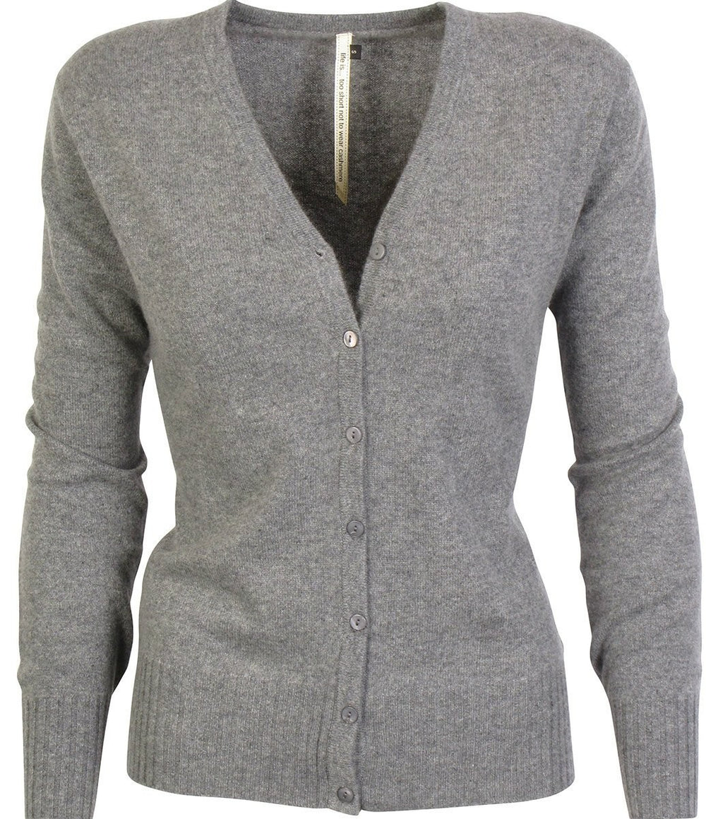 Klassisk cashmere cardigan Alma