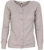 Cashmere cardigan m. raglan Saga
