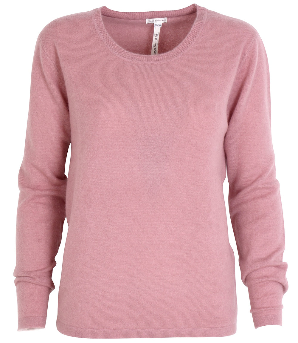 NYHED! Klassisk cashmere U-neck - Petra