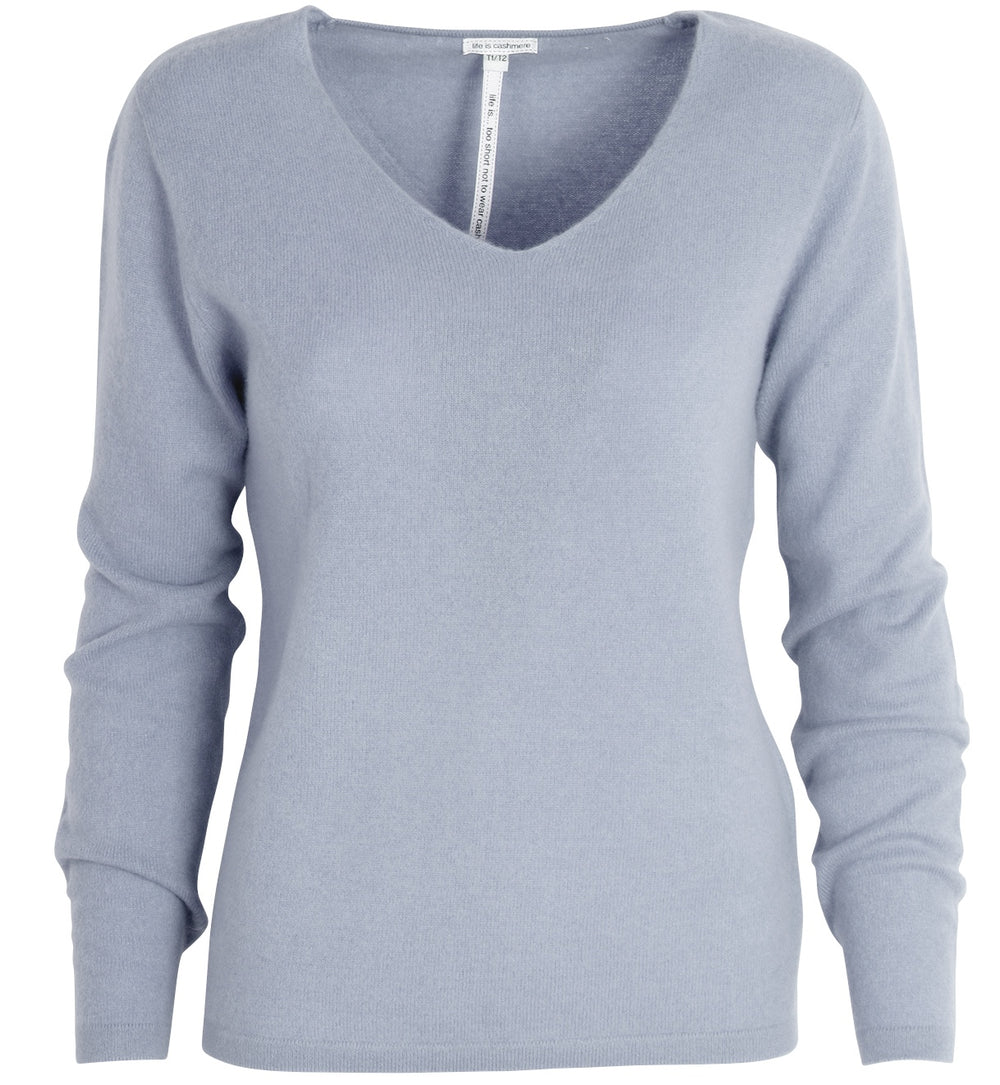 Cashmere Casual V-neck - Marielle