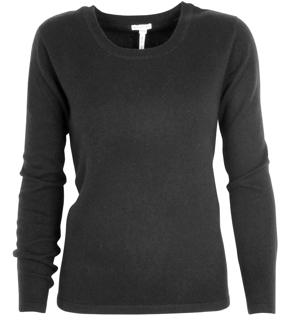 NYHED! Klassisk cashmere U-neck - Petra
