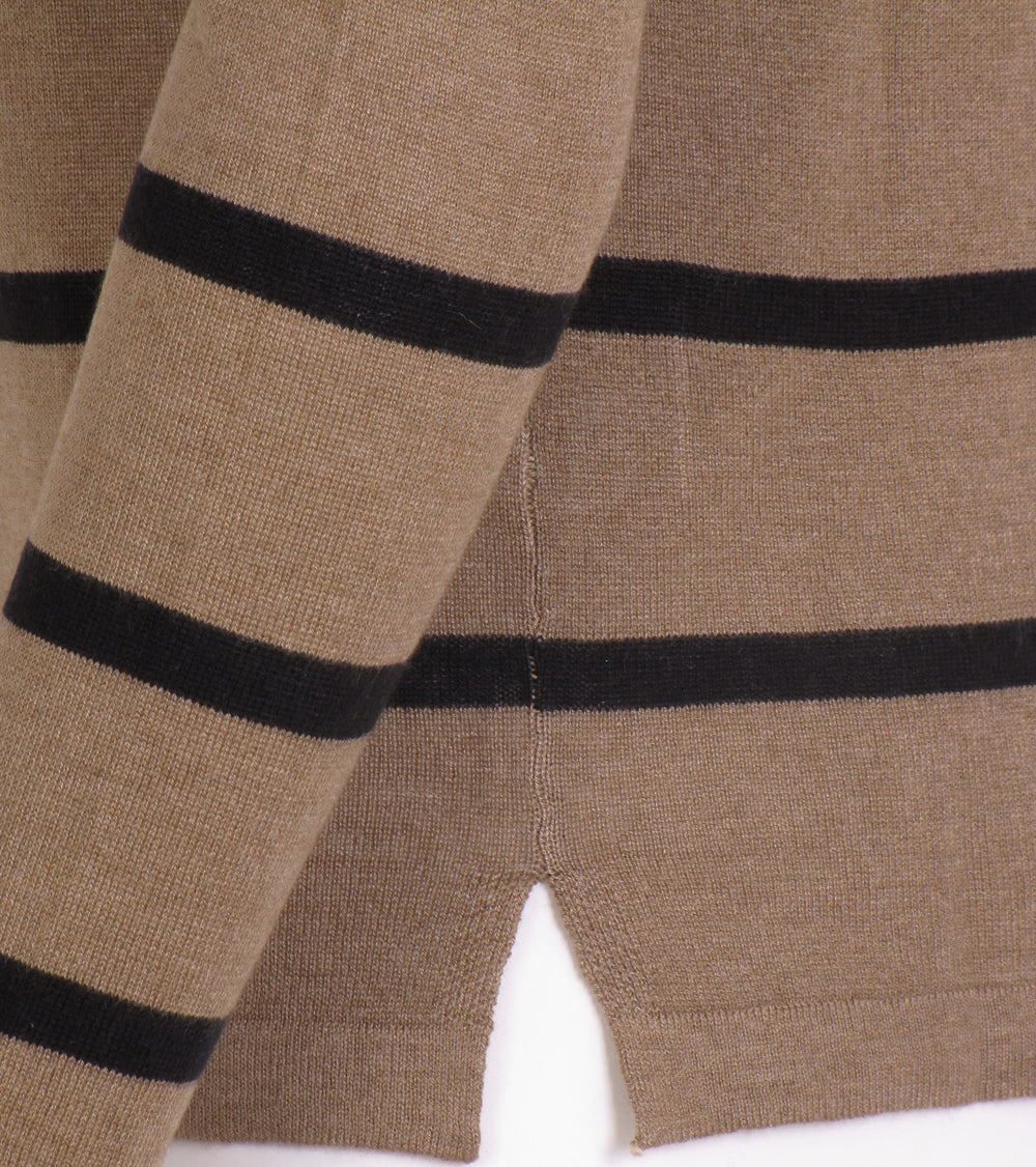 Silke & cashmere stribet bluse Ines