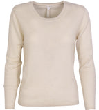 Klassisk cashmere U-neck - Petra