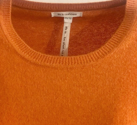 NYHED! Klassisk cashmere U-neck - Petra