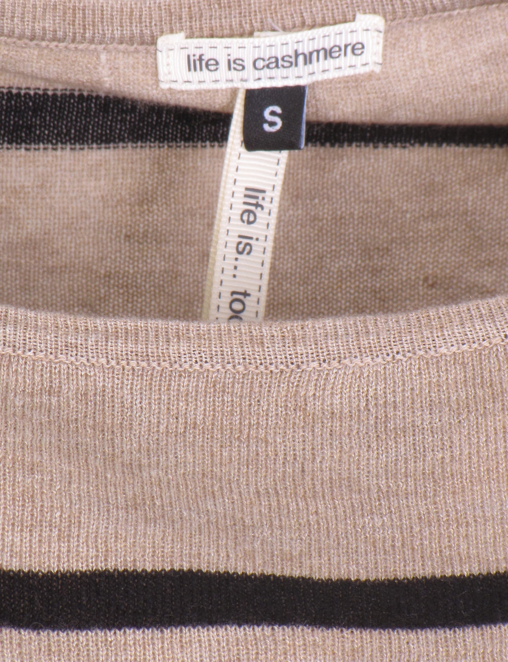 Silke & cashmere stribet bluse - Ines