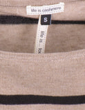 Silke & cashmere stribet bluse - Ines