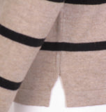 Silke & cashmere stribet bluse - Ines