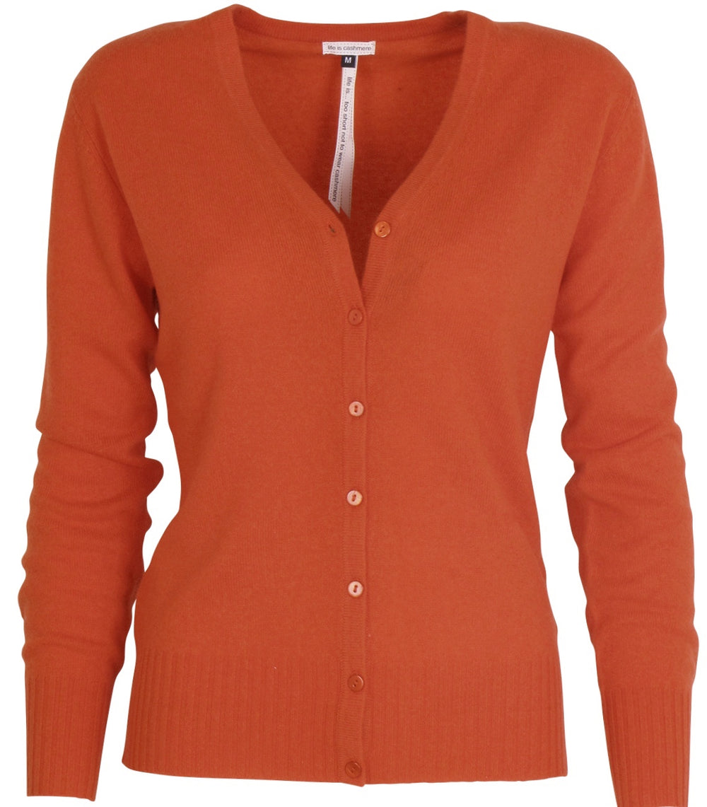 Klassisk cashmere cardigan Alma