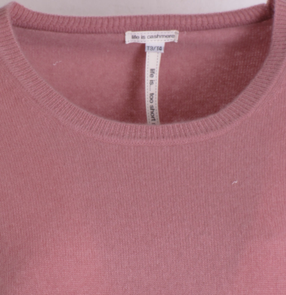 NYHED! Klassisk cashmere U-neck - Petra