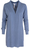 NYHED! Silke & Cashmere cardigan m. brede forkanter - Carla