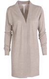 NYHED! Silke & Cashmere cardigan m. brede forkanter - Carla