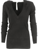 Lang cashmere hættetrøje      Viviane