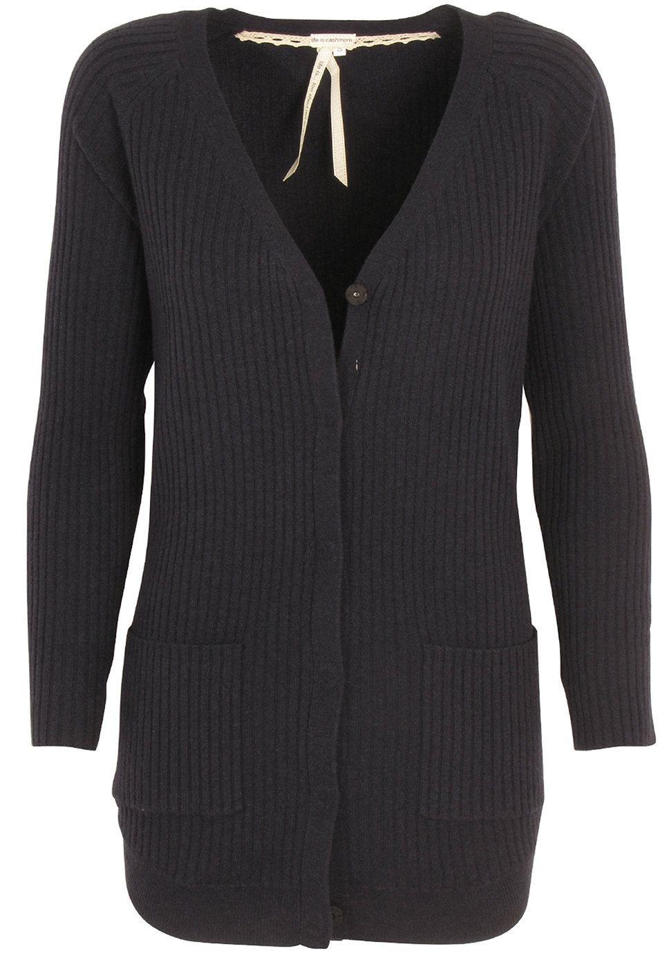 Cashmere rib cardigan Ophelia KUN STR.S