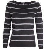 Silke & cashmere stribet bluse Ines