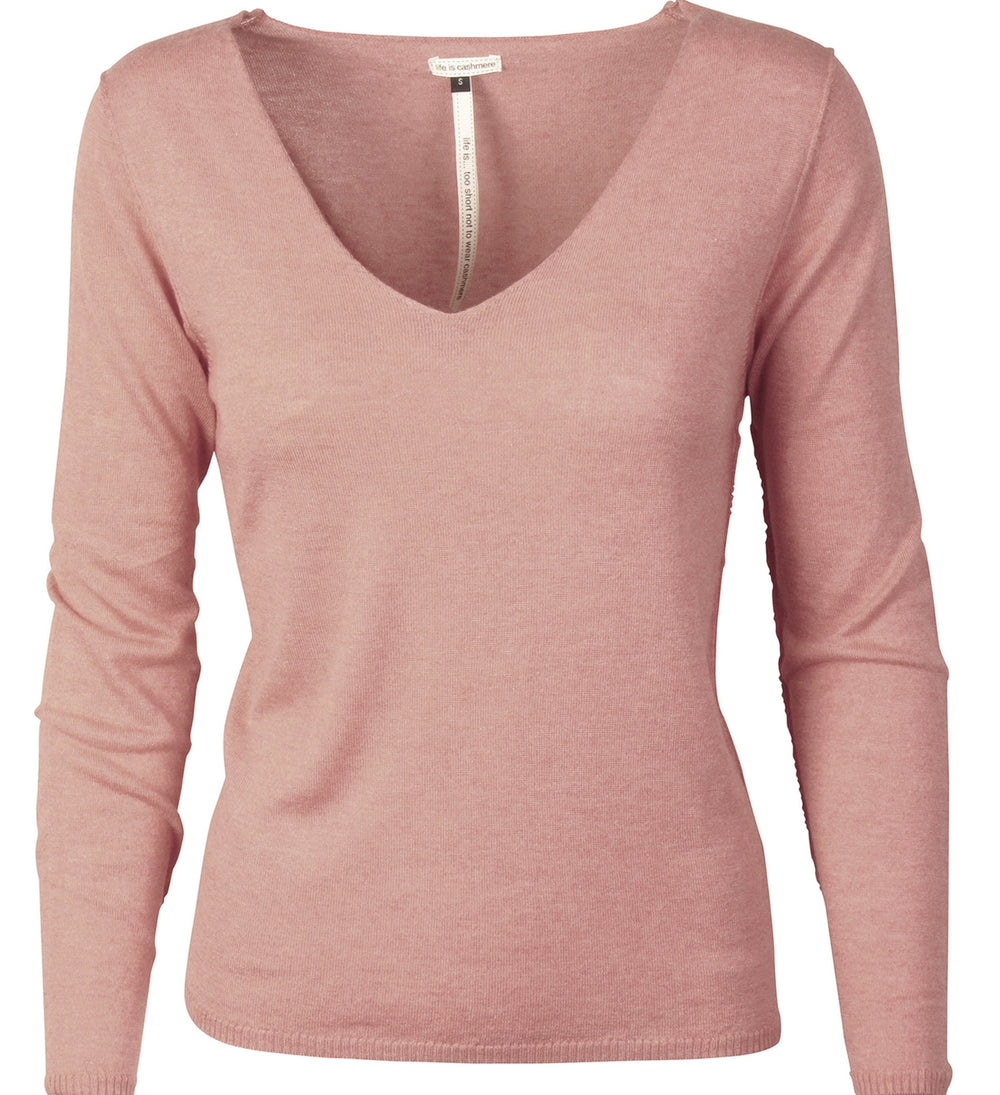 Silke & cashmere v-neck Aline
