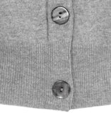 NYHED! Cashmere cardigan m. knapper - Babeth