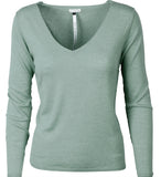 NYHED! Silke & cashmere v-neck Aline