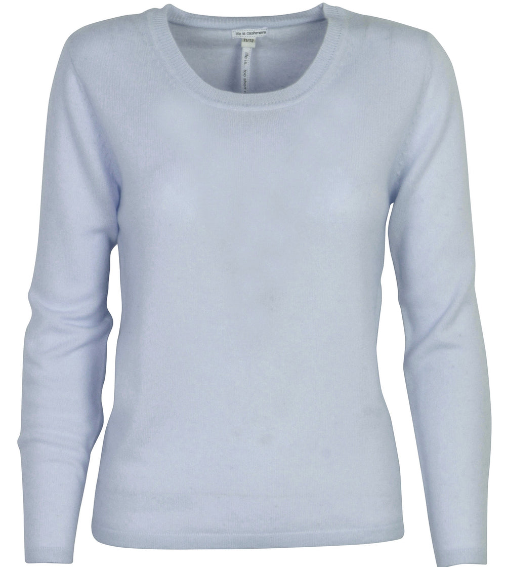 NYHED! Klassisk cashmere U-neck - Petra
