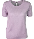 NYHED! Silke & Cashmere kortærmet bluse Lucile
