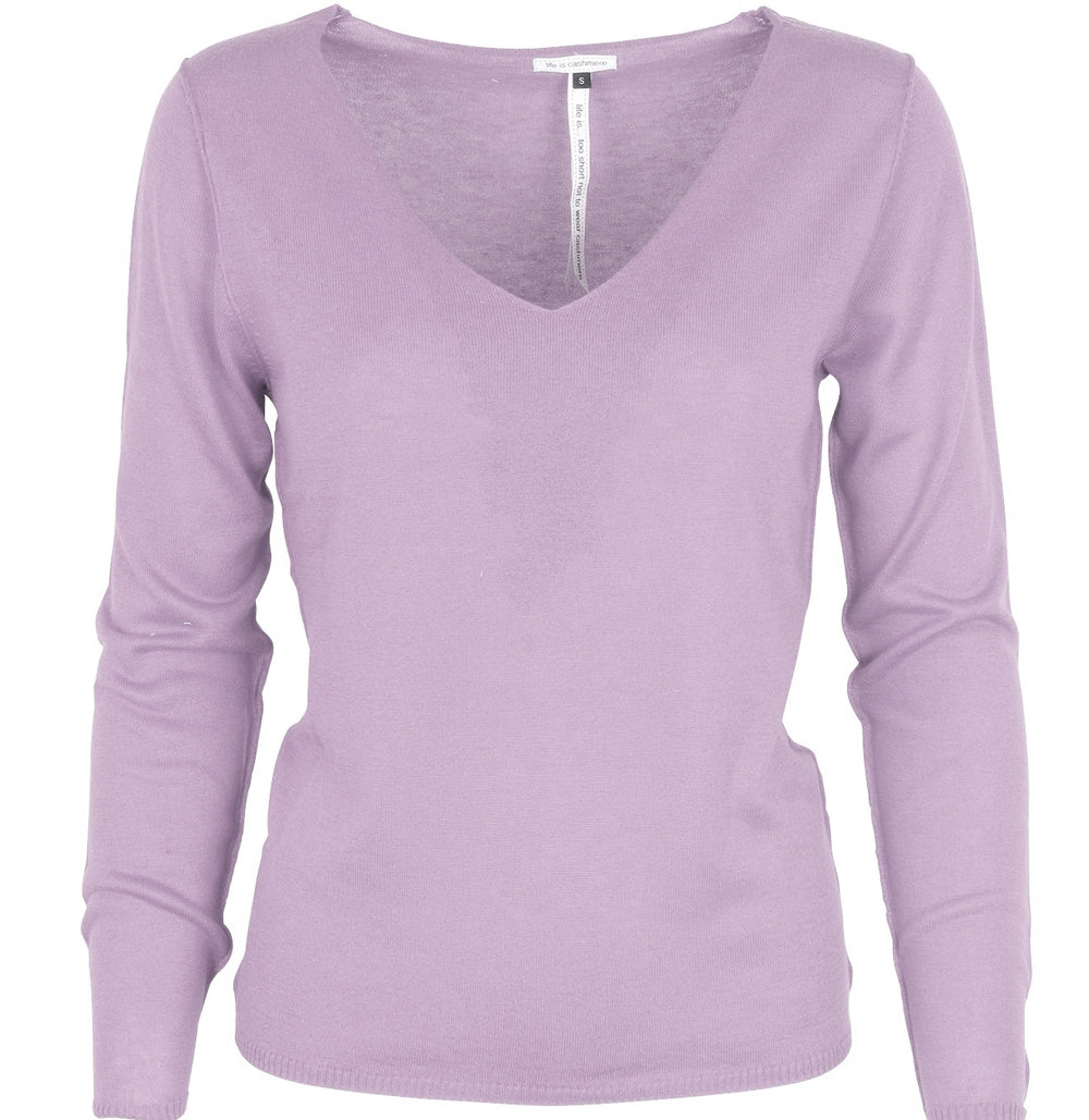 NYHED! Silke & cashmere v-neck Aline