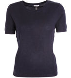 Silke & Cashmere kortærmet bluse Lucile