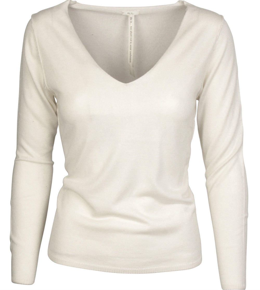 Silke & cashmere v-neck Aline