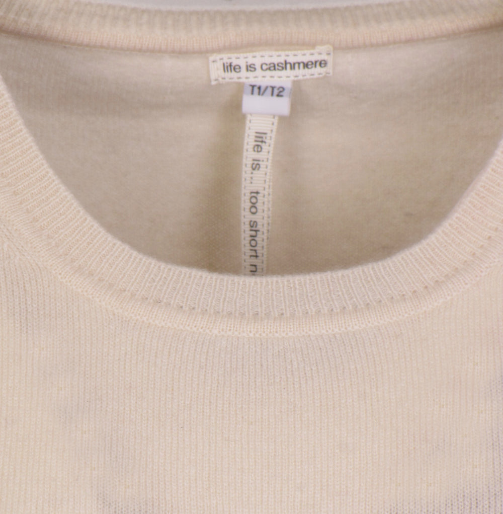 Klassisk cashmere U-neck - Petra